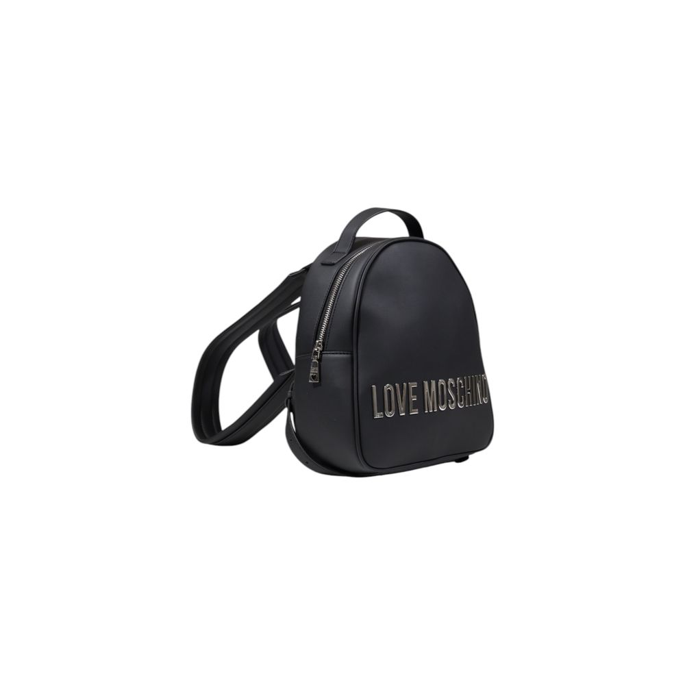 Love Moschino Schwarzer Polyethylen-Rucksack