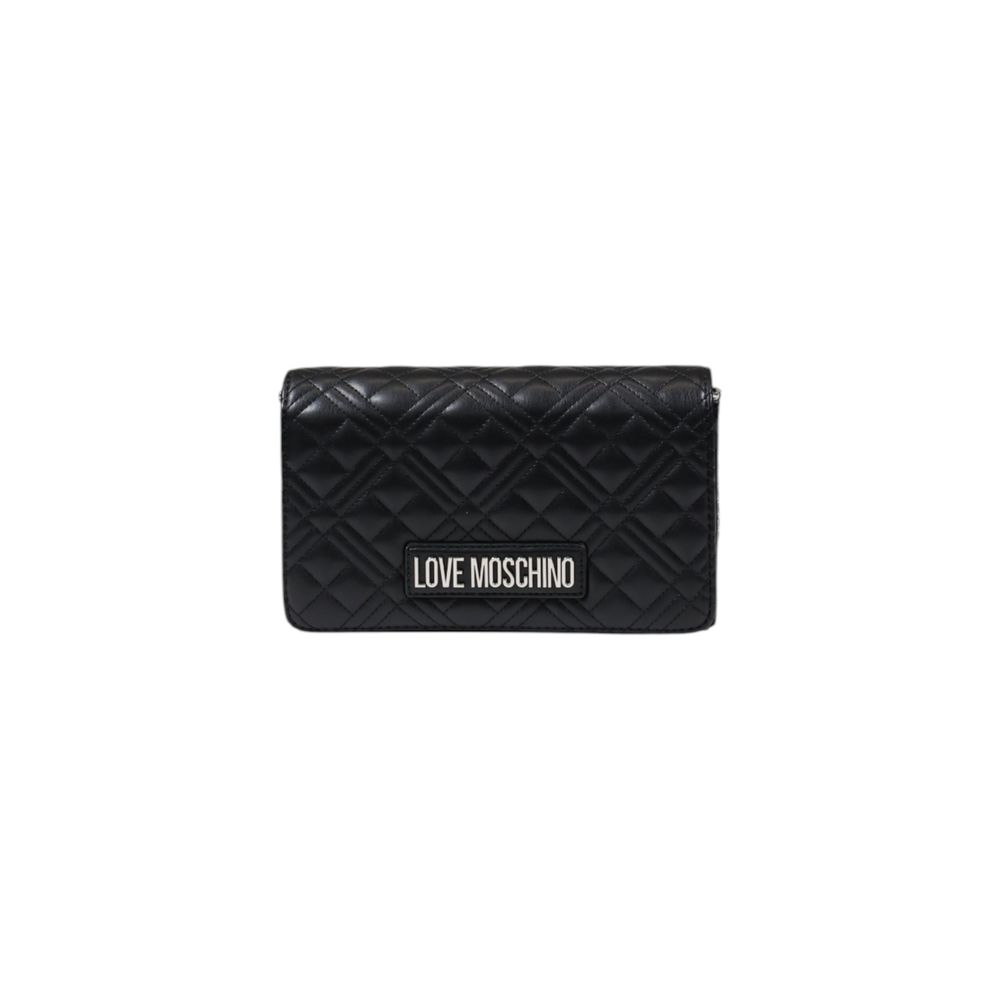 Love Moschino Graue Polyethylen-Handtasche