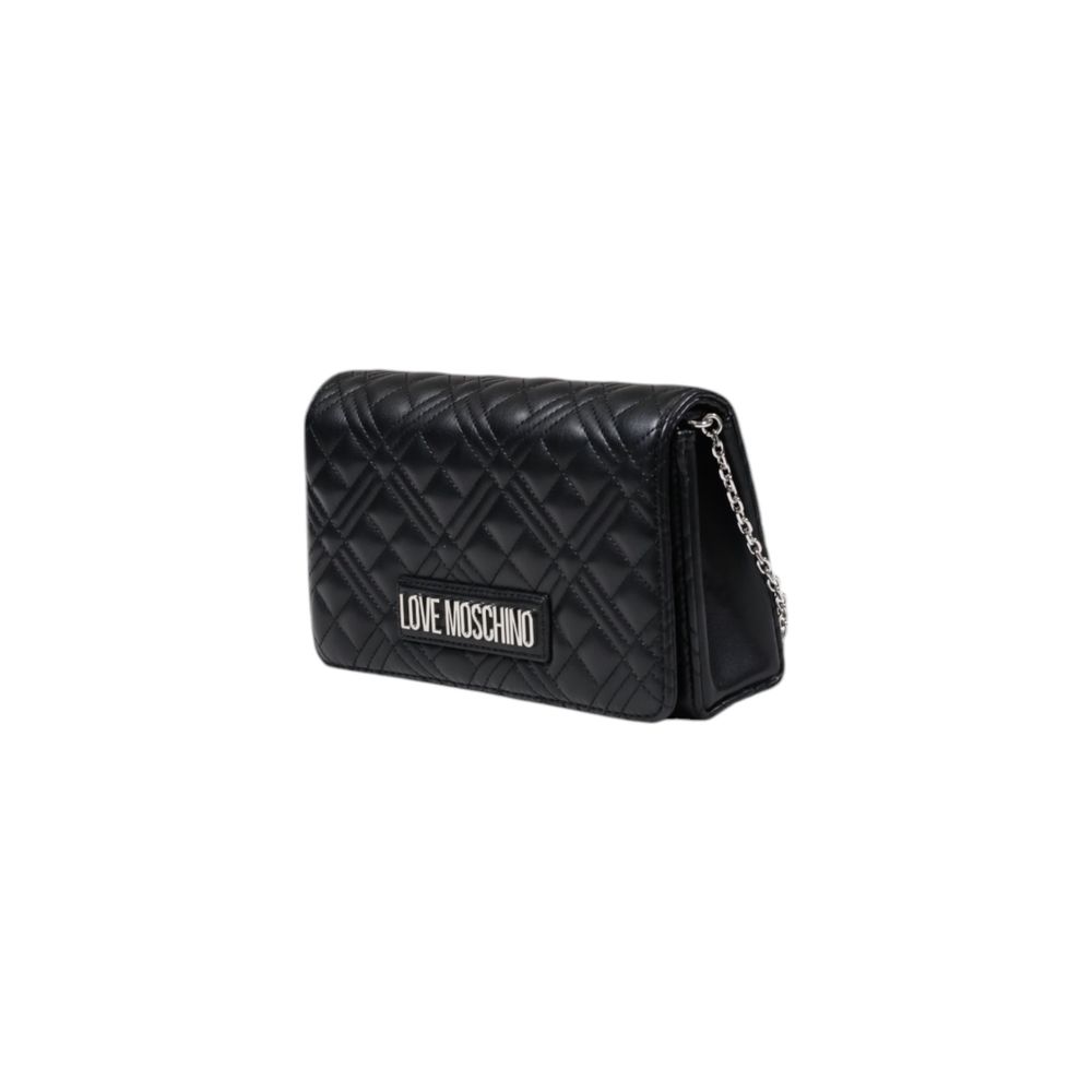 Love Moschino Graue Polyethylen-Handtasche