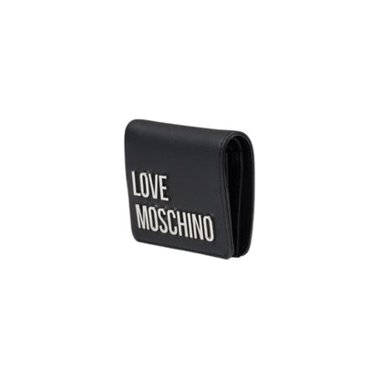 Love Moschino Graue Polyethylen-Brieftasche