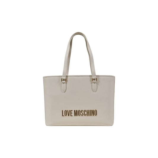 Love Moschino Beige Polyethylen Handtasche