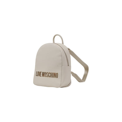 Love Moschino Beige Polyethylen-Rucksack