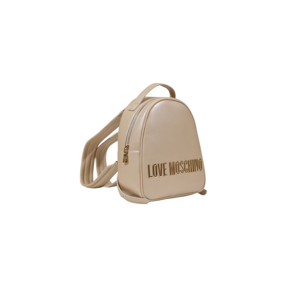 Love Moschino Gold Polyethylen-Rucksack