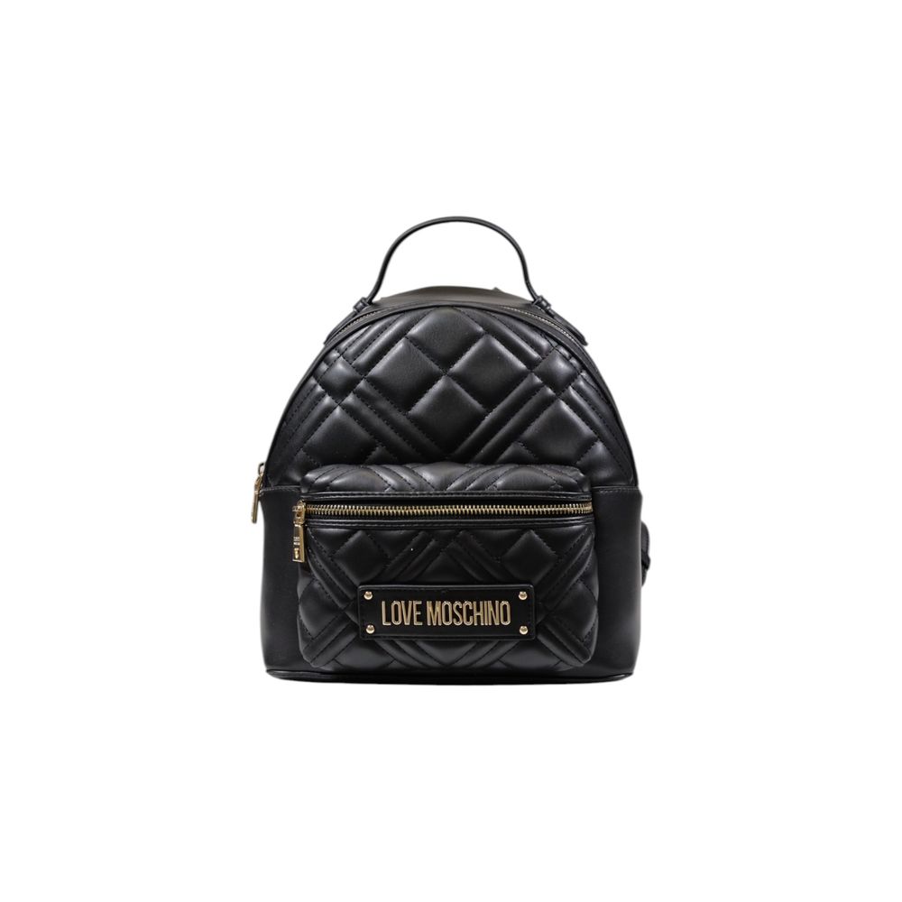 Love Moschino Schwarzer Polyethylen-Rucksack