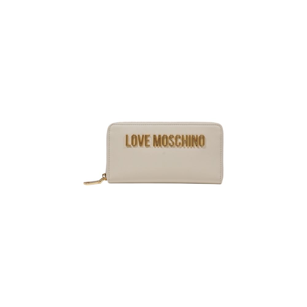 Love Moschino Beige Polyethylen Brieftasche