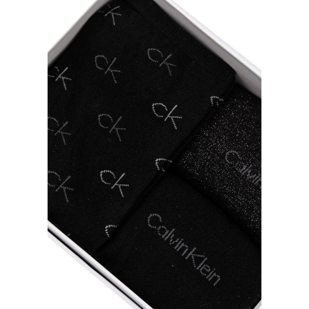 Calvin Klein Schwarze Baumwollsocke