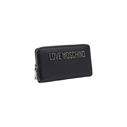 Love Moschino Graue Polyethylen-Brieftasche