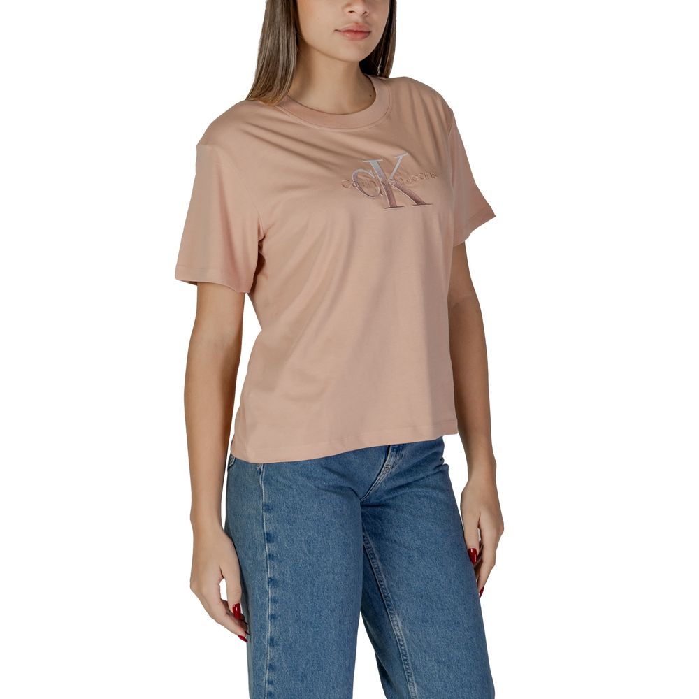 Calvin Klein Jeans Rosa Baumwolle Tops & T-Shirt