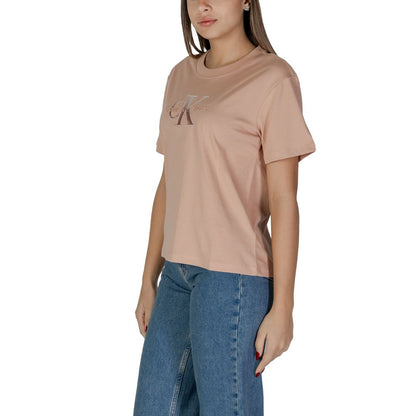 Calvin Klein Jeans Rosa Baumwolle Tops & T-Shirt