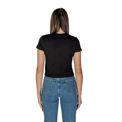 Calvin Klein Jeans Schwarze Baumwolle Tops & T-Shirt