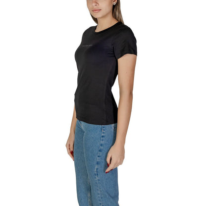 Calvin Klein Jeans Schwarze Baumwolle Tops & T-Shirt