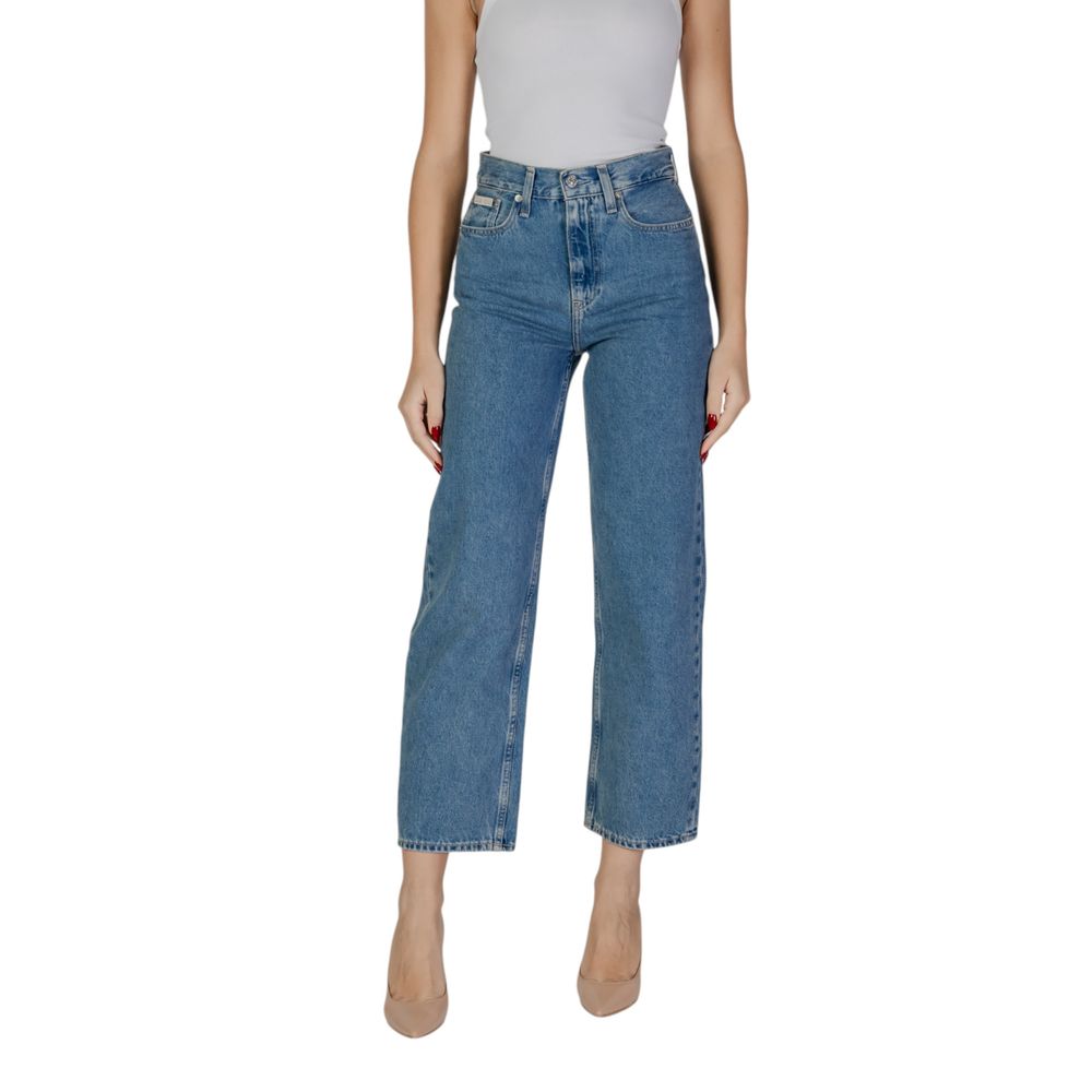 Calvin Klein Jeans Blaue Baumwolljeans & Hose