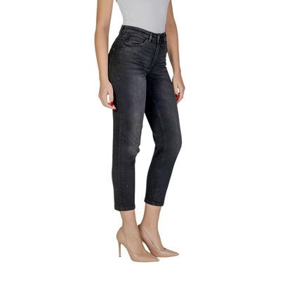 ICHI Schwarze Baumwolljeans & Hose