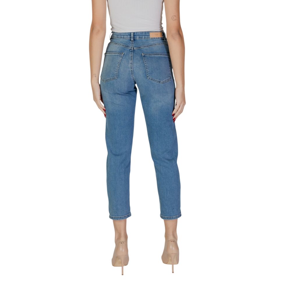 ICHI Hellblaue Baumwolljeans & Hose