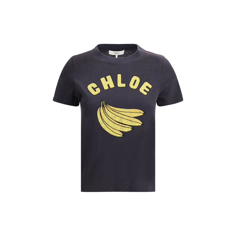 Chloé T-Shirt mit Bananendruck