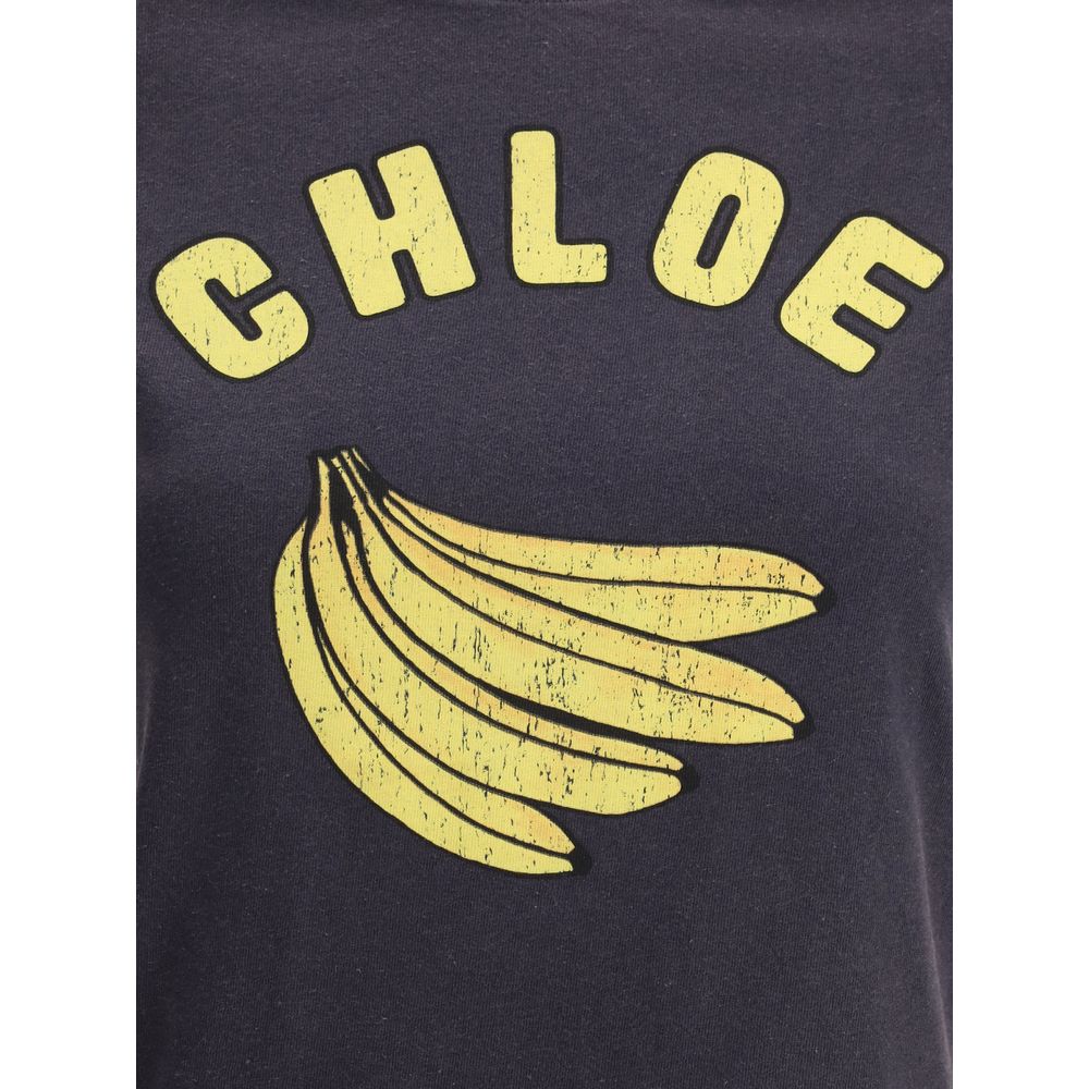 Chloé T-Shirt mit Bananendruck