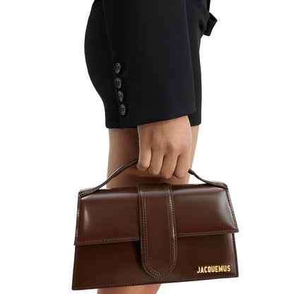 Jacquemus Braune Lederhandtasche