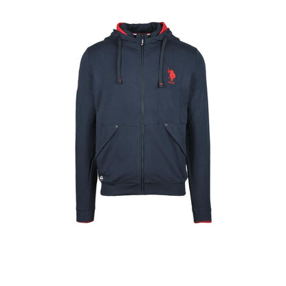 U.S. POLO ASSN. Blauer Baumwollpullover