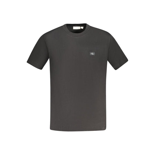 Calvin Klein Schwarzes T-Shirt aus Baumwolle