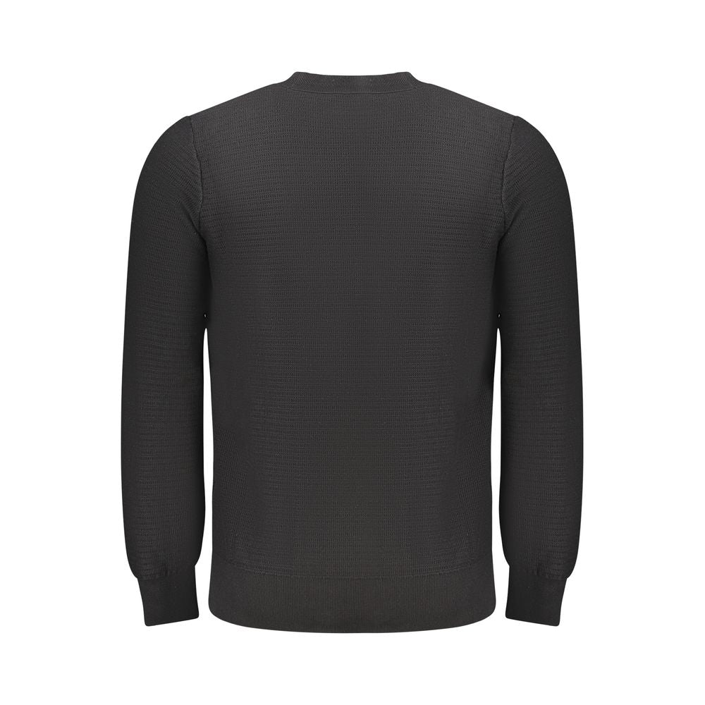 Hugo Boss Schwarzer Baumwollpullover