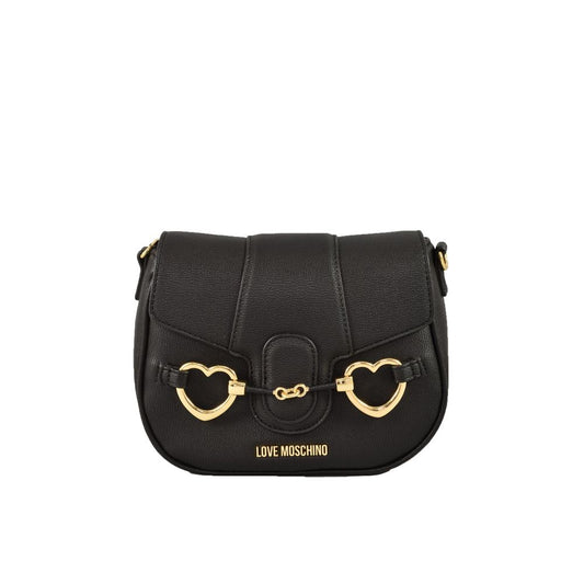 Love Moschino Schwarze Polyethylen-Handtasche