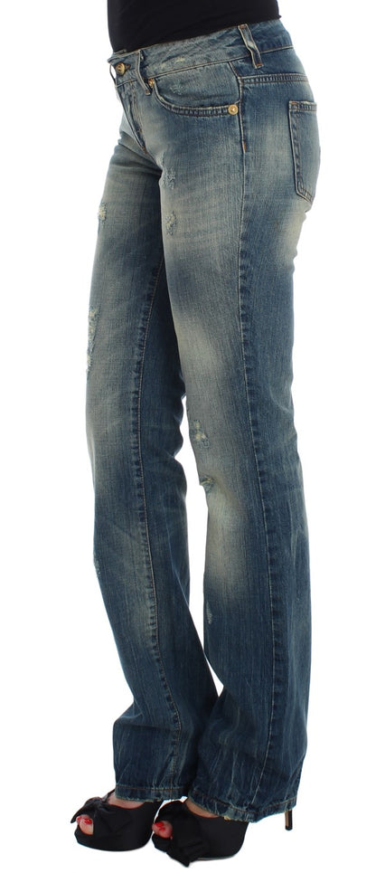 Cavalli Schlankes Bein mit niedriger Taille Denim