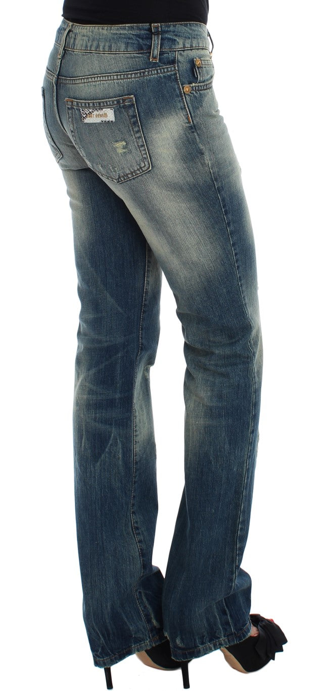 Cavalli Schlankes Bein mit niedriger Taille Denim